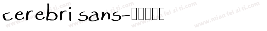 cerebri sans字体转换